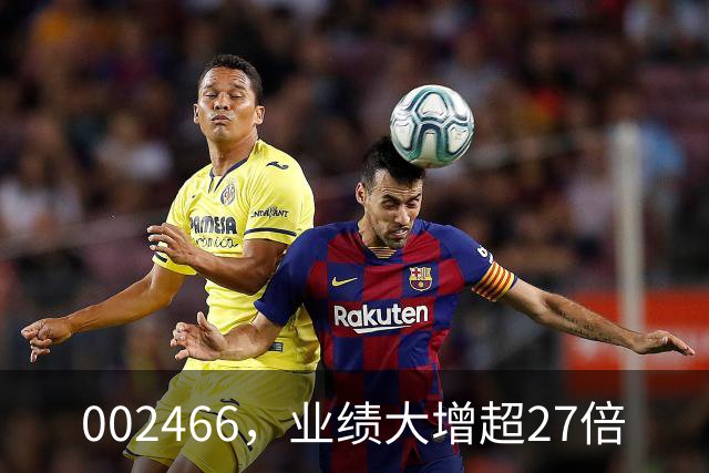 002466，业绩大增超27倍